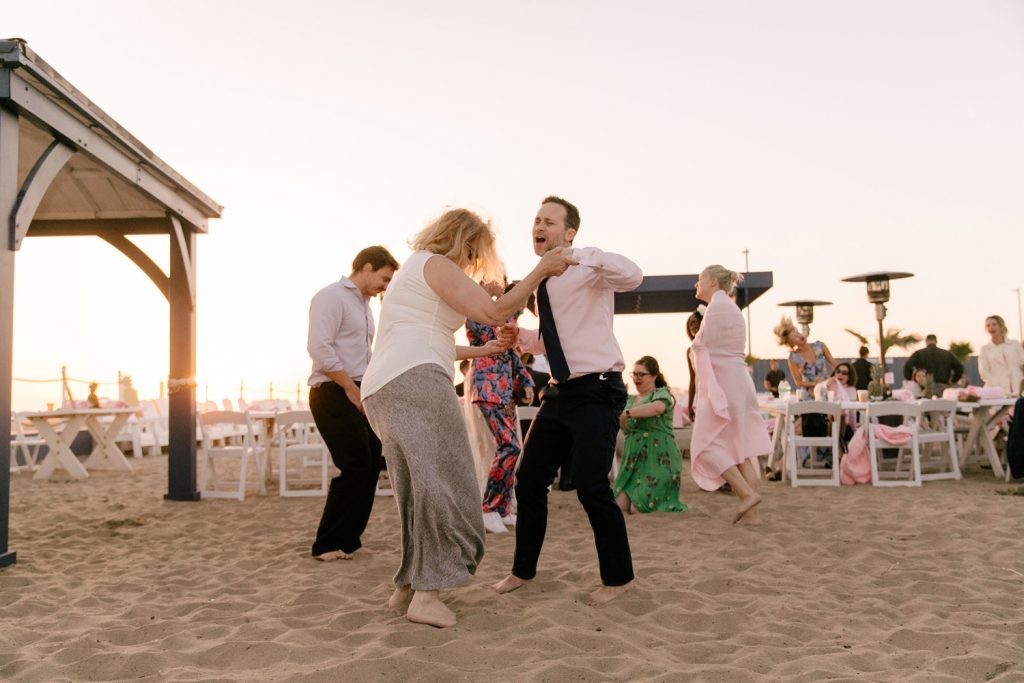 Sea Legs wedding reception dancing time