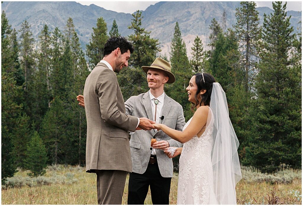 Couple getting married at Central Idaho 4-H Camp