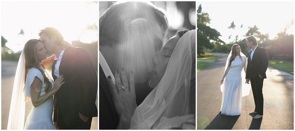 Couple portraits in the grounds of Four Seasons Hotel Hualalai