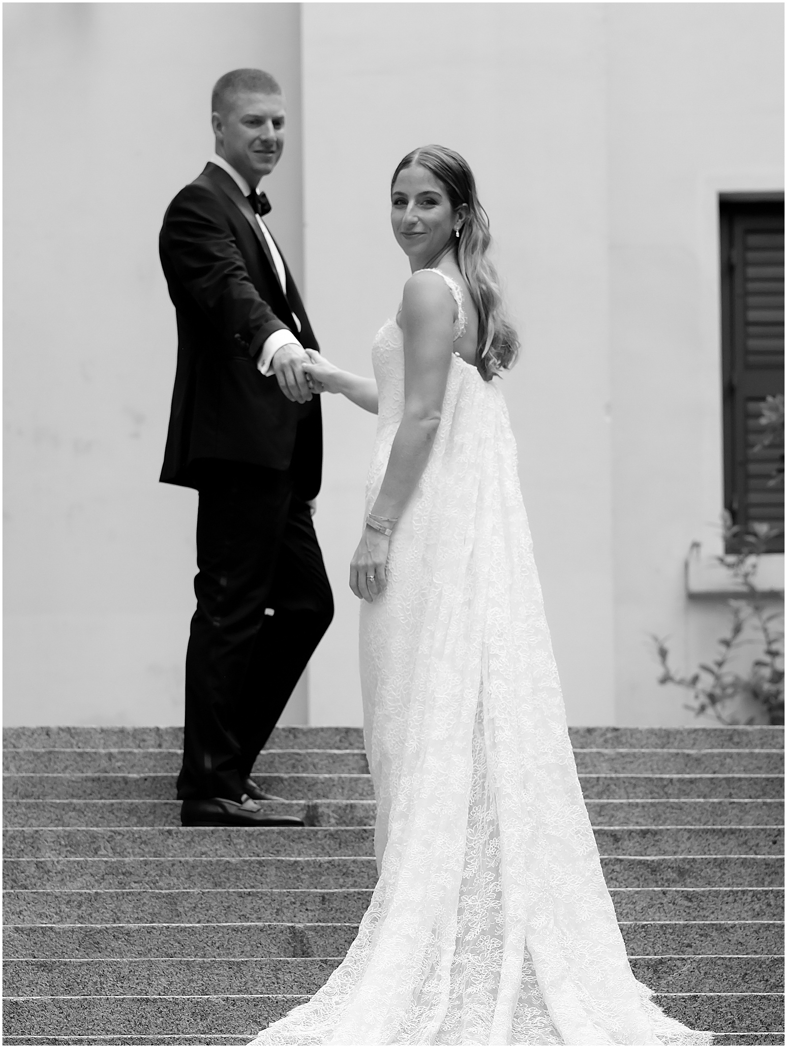 Bride and groom at their Tai Kwun wedding