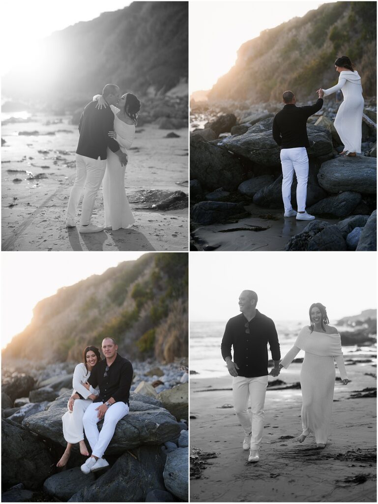 Monarch Beach, California engagement photos