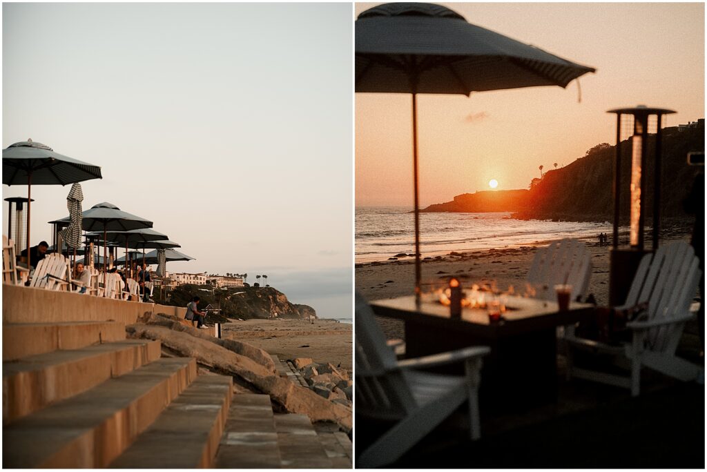 The Waldorf Astoria Monarch Beach at sunset