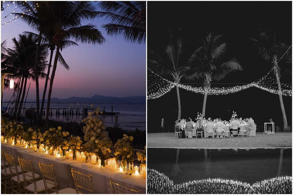 Candlelit dinner at Barcelo Coconut Island in Phuket