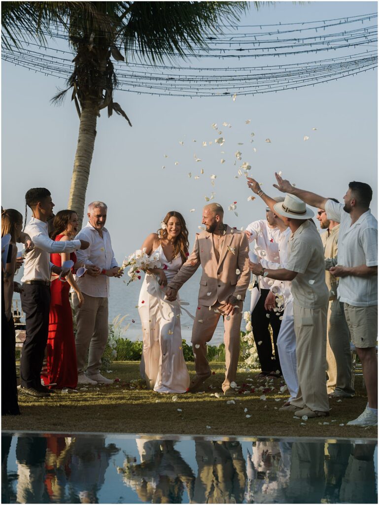 Couple at their Phuket wedding ceremony